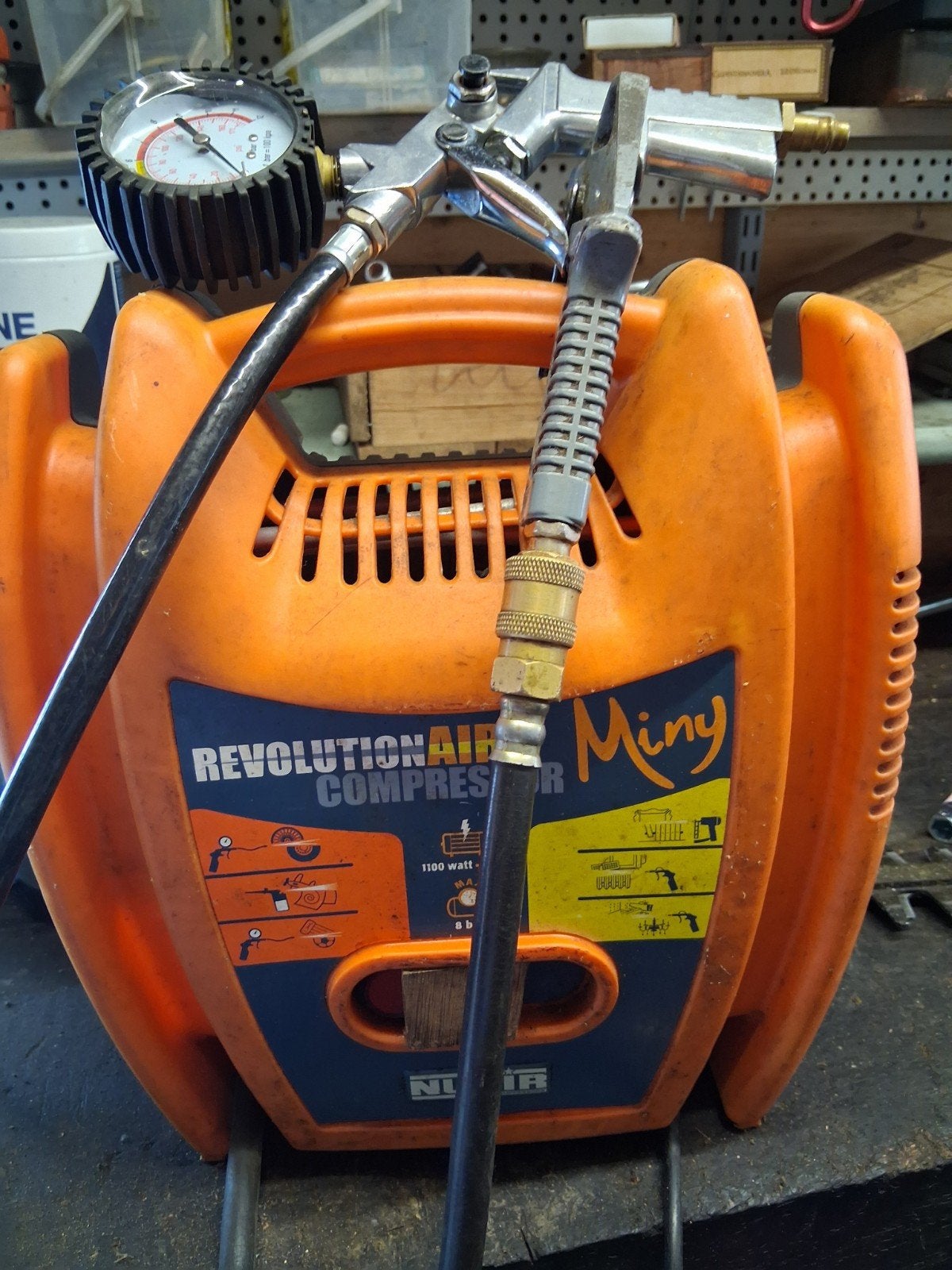 aircompressor, Ophalen