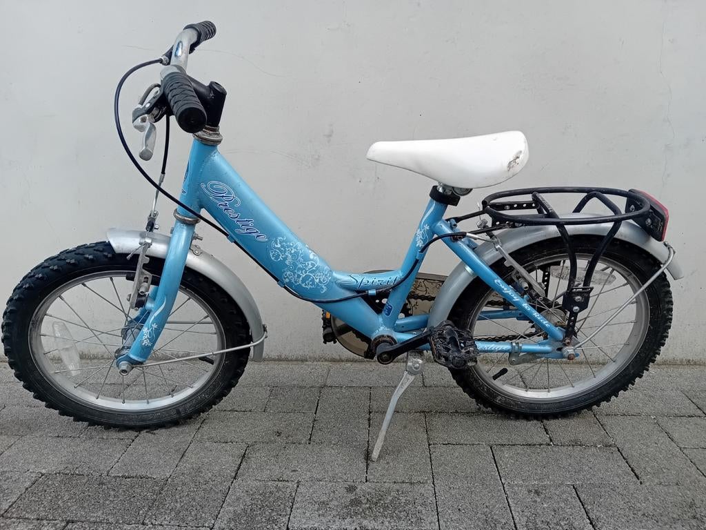 Kinderfiets- meisjesfiets- jongensfiets Prestige 16inch🚴, Fietsen en Brommers, Fietsen | Kinderfietsjes, Gebruikt, 16 tot 20 inch