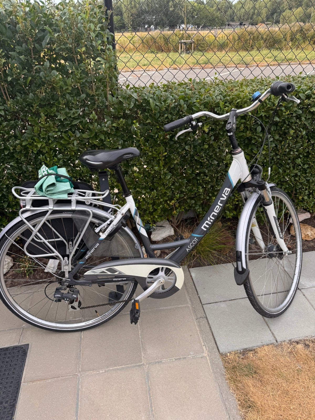 Minerva ascott vrouwenfiets, Fietsen en Brommers, Fietsen | Dames | Damesfietsen, Gebruikt, Velgrem, 47 tot 50 cm, Versnellingen