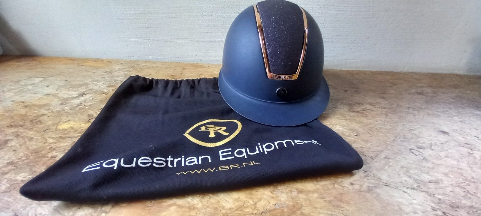 Paardenhelm, Dieren en Toebehoren, Ophalen, Blauw, Kinderen, Zo goed als nieuw