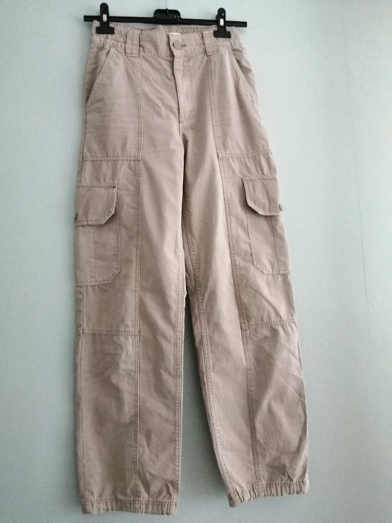 mooie broek Pull& Bear  EUR 32, Beige, Ophalen of Verzenden, Pull & Bear, Lang