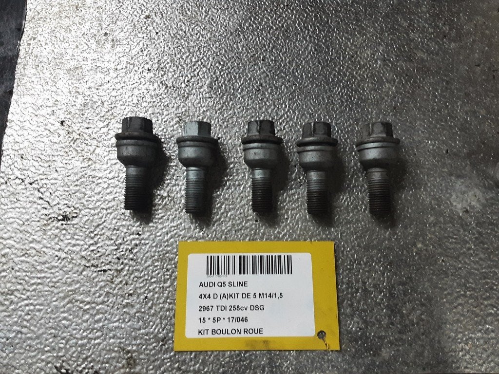 BOULONS DE ROUE Audi Q5 (8RB) (01-2008/05-2017) (8R0601295), Auto-Union-Straße  1,
85057  Ingolstadt, DE, Info@audi.de, Audi, Utilisé