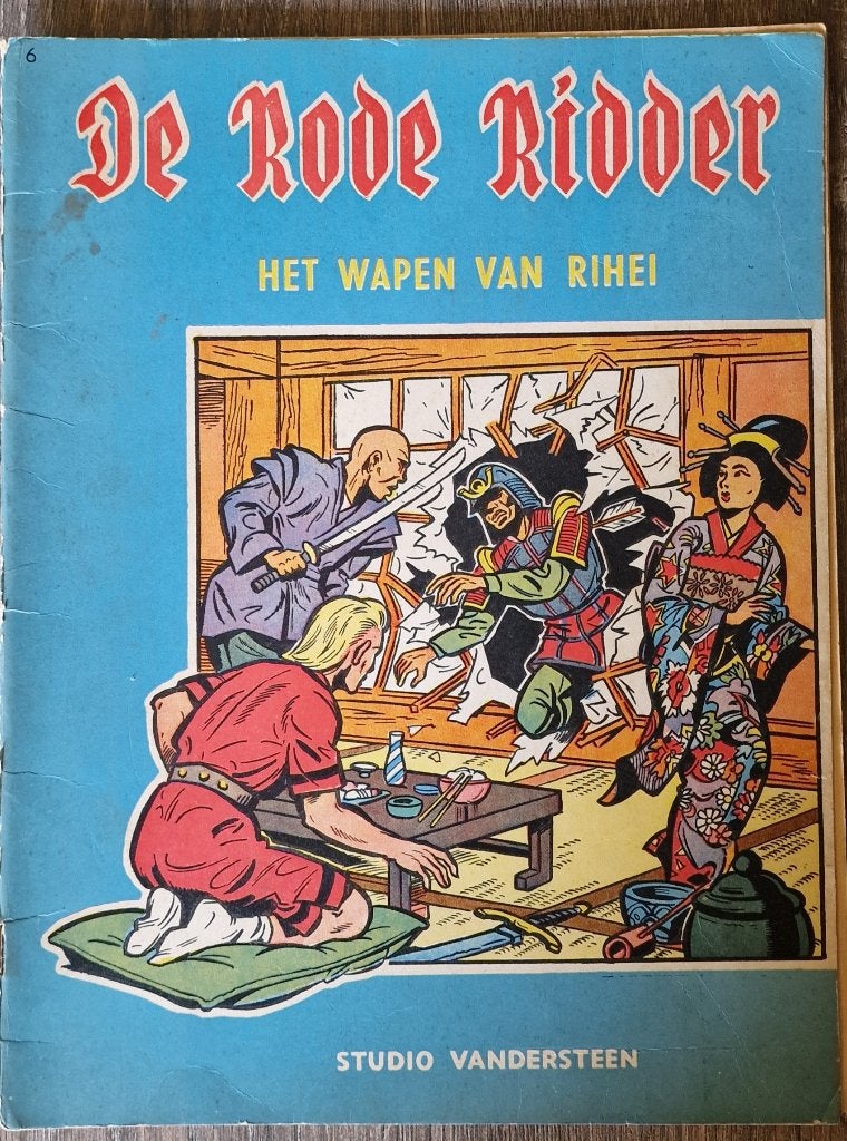 De Rode Ridder - Nummer 6 - van 1963, Boeken, Stripverhalen, Gelezen, Willy Vandersteen, Eén stripboek, Ophalen of Verzenden