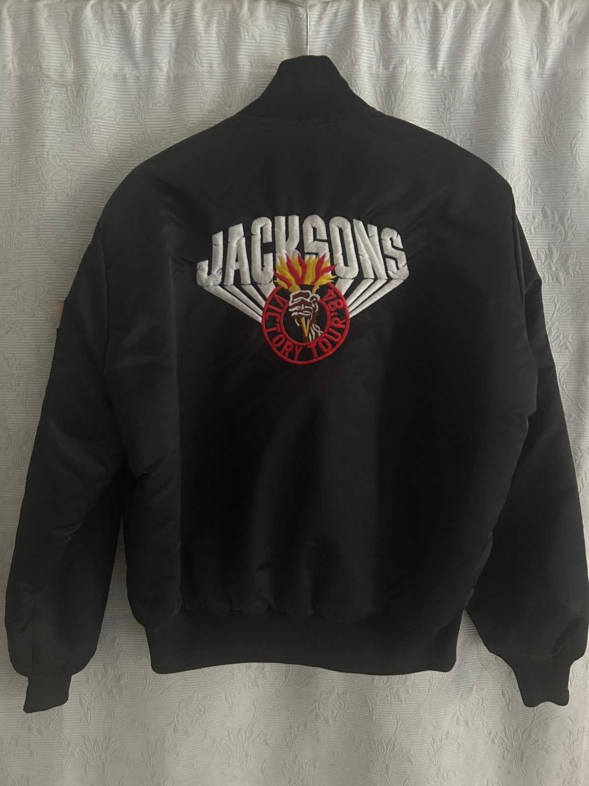 Michael Jackson : rare veste Victory Tour de son staff, Collections, Enlèvement ou Envoi