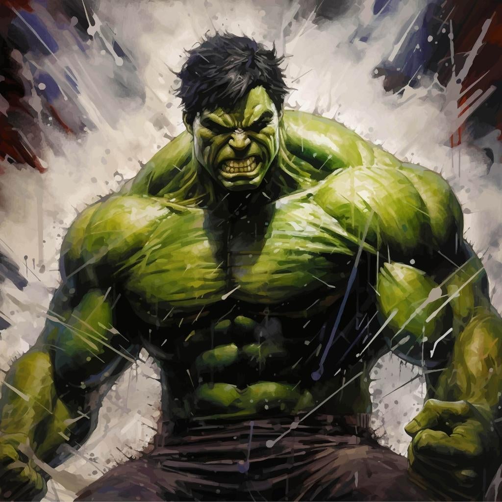 Hulk Canvas Alberto Ricardo 3/10, Antiek en Kunst, Ophalen