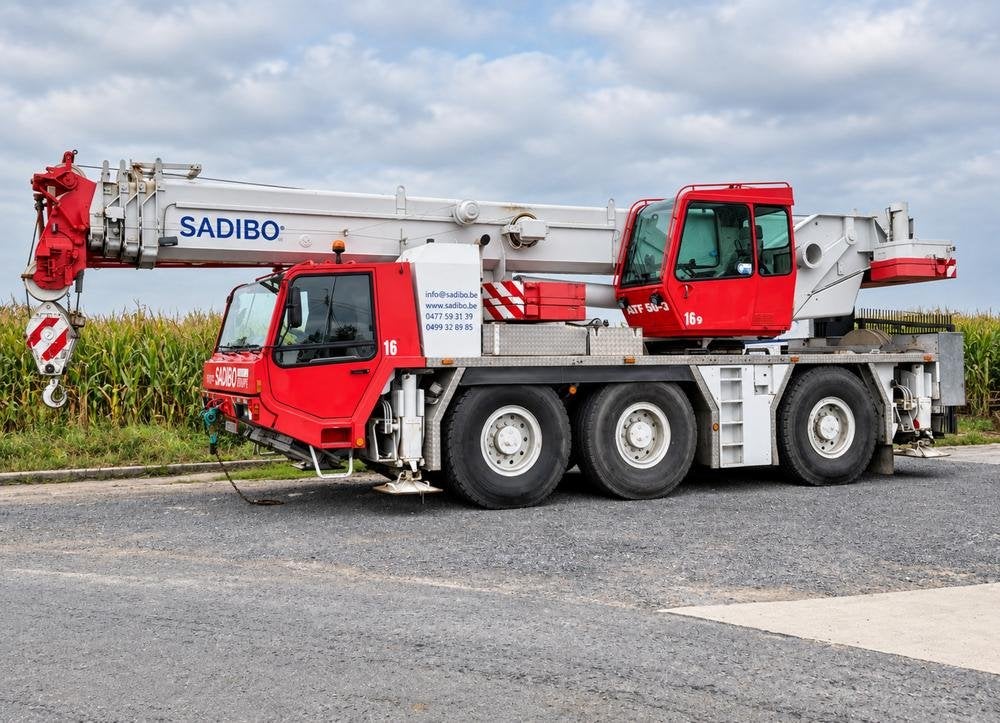1999 FAUN AFT 50-3 Grue télescopique mobile, Chariot télescopique