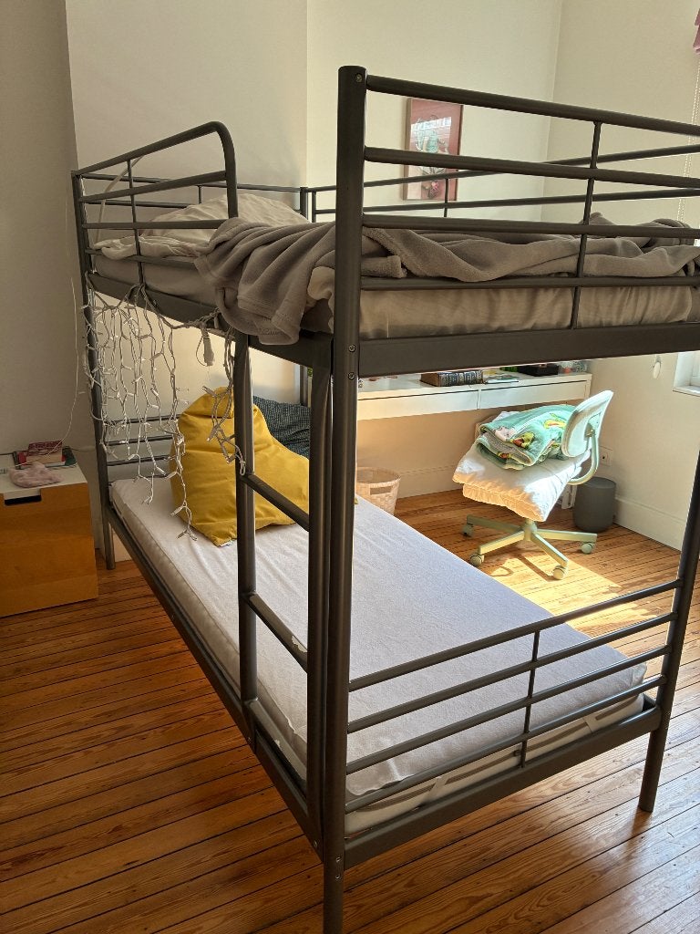 Stapelbed ikea metaal, Kinderen en Baby's, Ophalen, Gebruikt, Stapelbed