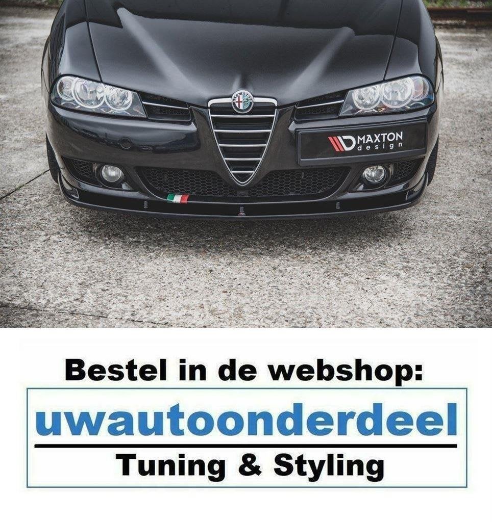 Spoiler Voorspoiler Lip Splitter Voor Alfa Romeo 156 Facelif, Envoi