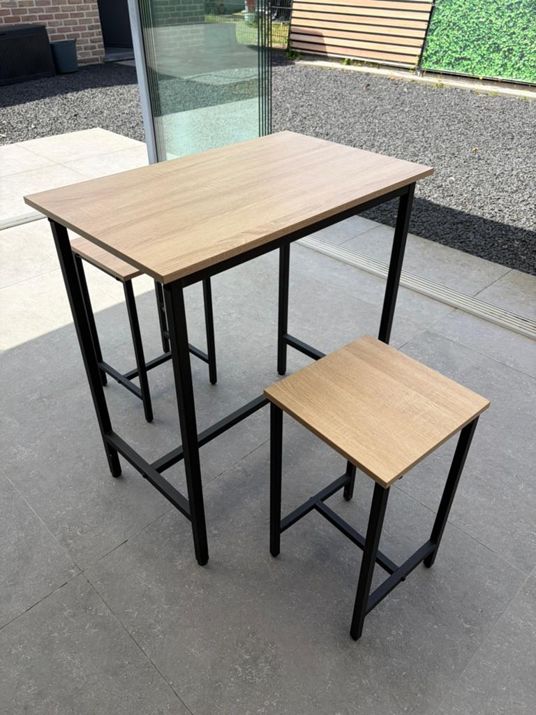 Bartafel met krukken, Huis en Inrichting, Ophalen, Nieuw