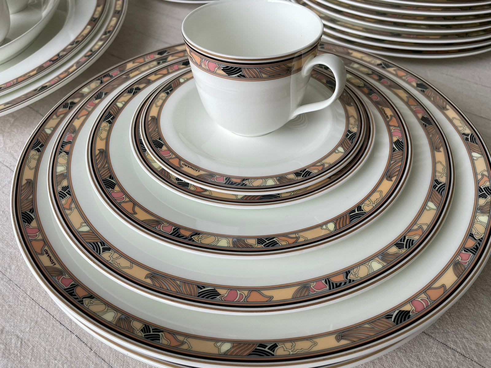 Brocade servies Hutschenreuther - Leonard Paris, Antiek en Kunst, Ophalen