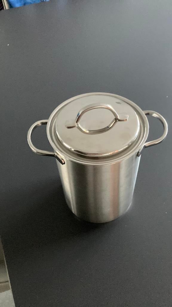 Asperge kookpot, Huis en Inrichting, Ophalen, Inox, Overige typen, Zo goed als nieuw