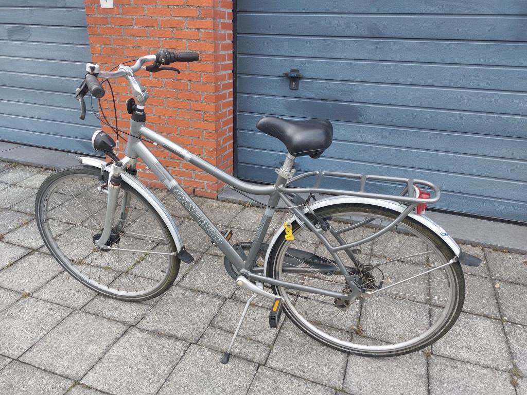 Herenfiets oxford, Fietsen en Brommers, Gebruikt, Velgrem, Versnellingen, 53 tot 57 cm