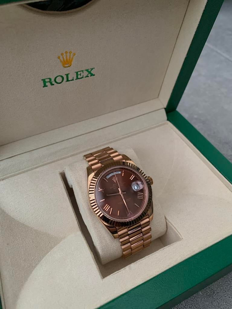 Heren horloge tekoop, Handtassen en Accessoires, Horloges | Heren, Ophalen, Zo goed als nieuw