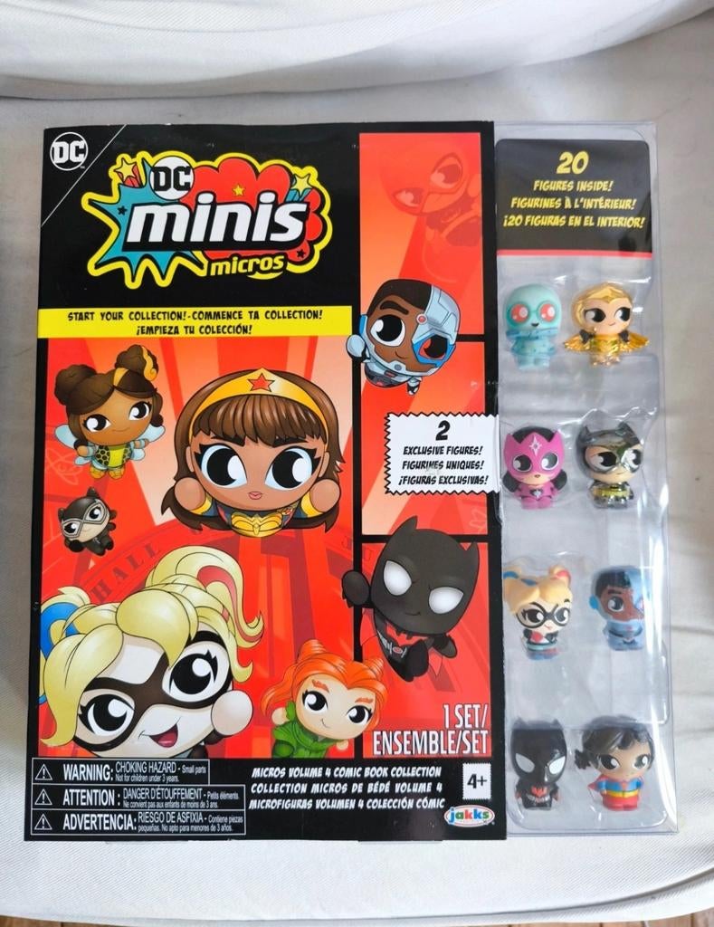 Lot de 20 figurines DC comics Batman Batwoman mini pas pop., Enlèvement ou Envoi