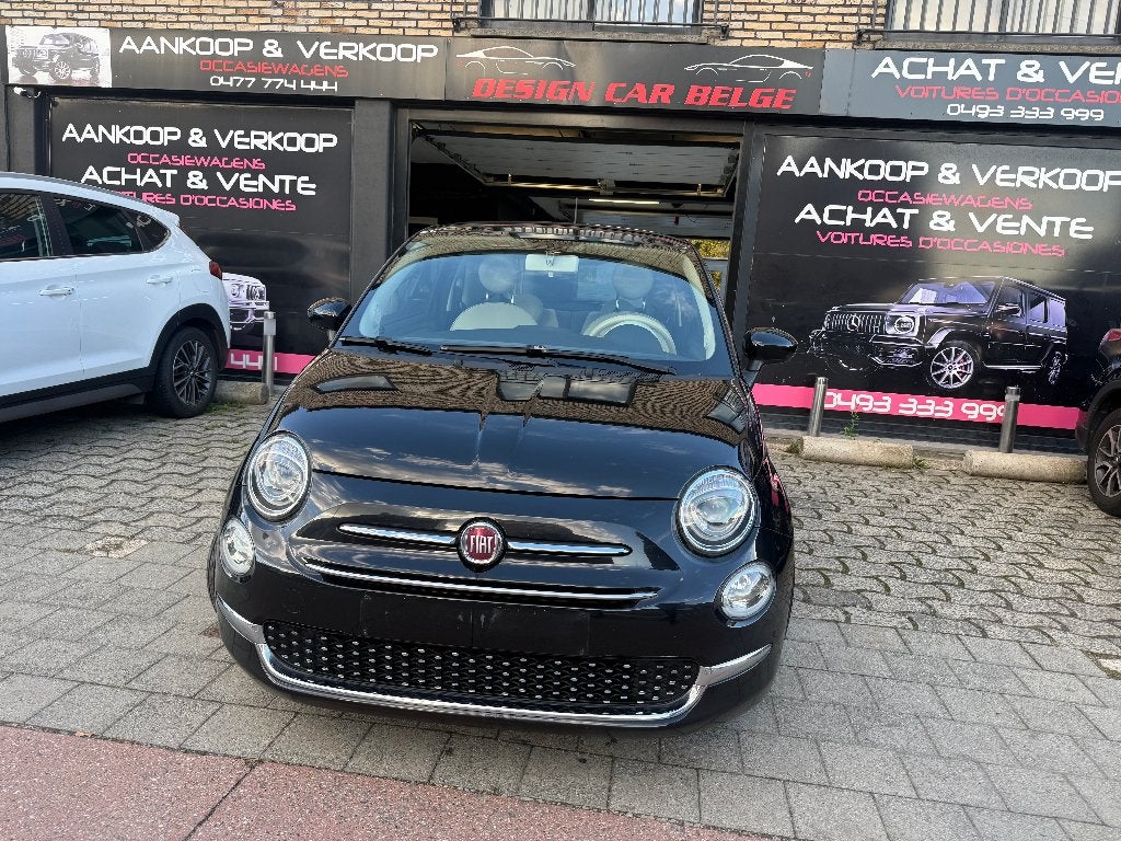 Fiat 500 1.2i Eleganza Panorama Navigations Clim Auto, Capteur de stationnement, Achat, Euro 6, Entreprise