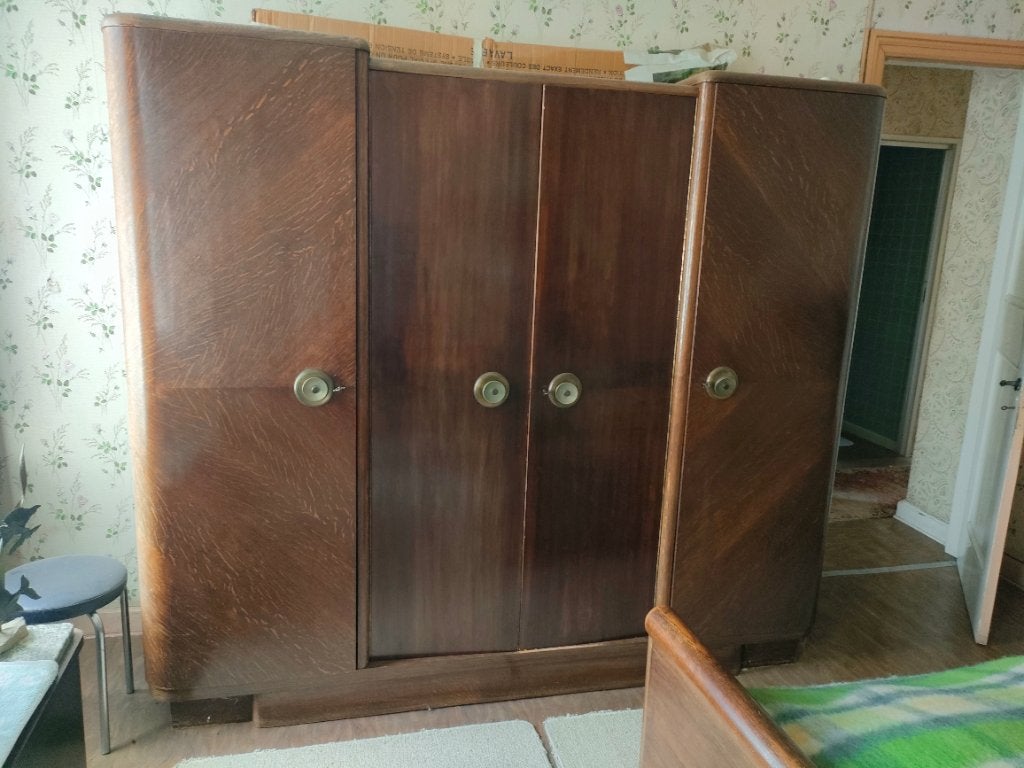 Art deco slaapkamer, Ophalen, Gebruikt, Tweepersoons, Art deco