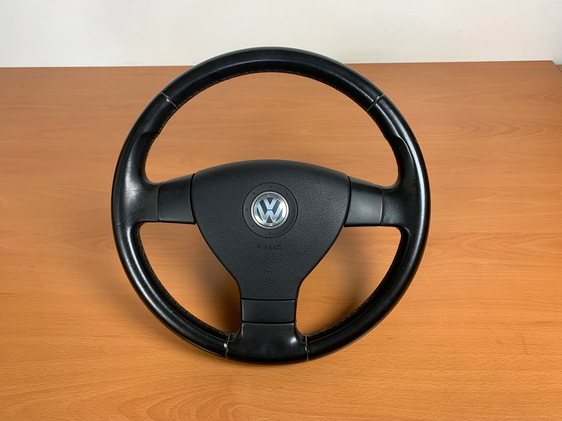 stuurwiel golf V / passat / jetta III 2003 tot 2010 Leer, Auto-onderdelen, Gebruikt, -, Volkswagen, -