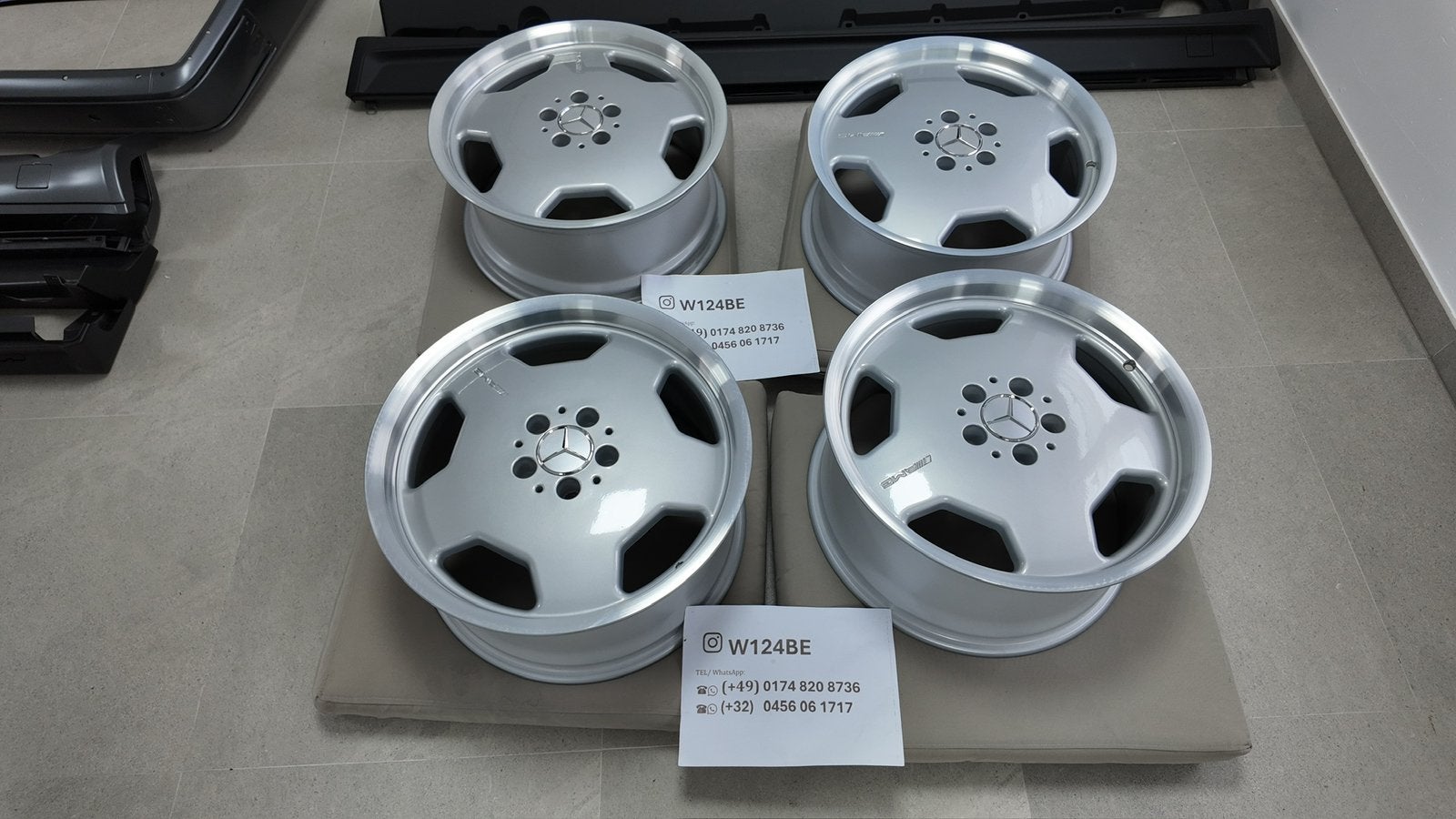 Mercedes AMG monoblock velgen 18“ r129 w210 W201 breedset, Ophalen of Verzenden, 18 inch, Velg(en)
