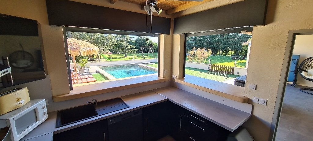 Gîte neuf 4 couchages avec piscine chauffée, Propriétaire, Campagne, 1 chambre, Provence et Côte d'Azur