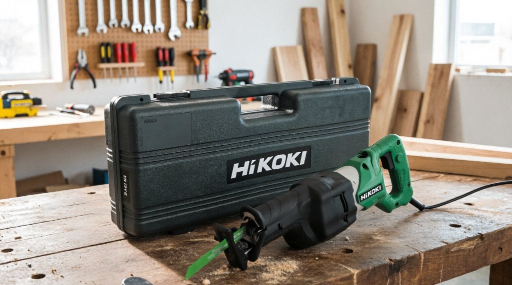 Scie alternative HIKOKI, 600 à 1200 watts, Scie sabre, 30 à 70 mm, Comme neuf