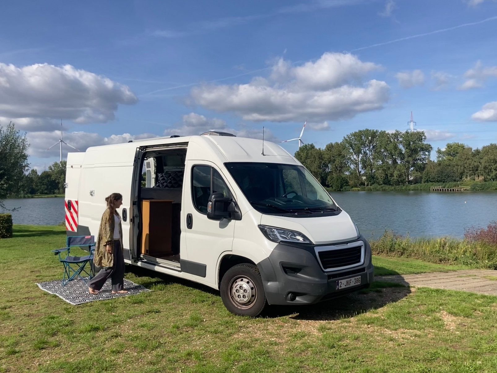 Peugeot Boxer 2017 camper ombouw, Auto's, Euro 6, Wit, 5 deurs, Particulier