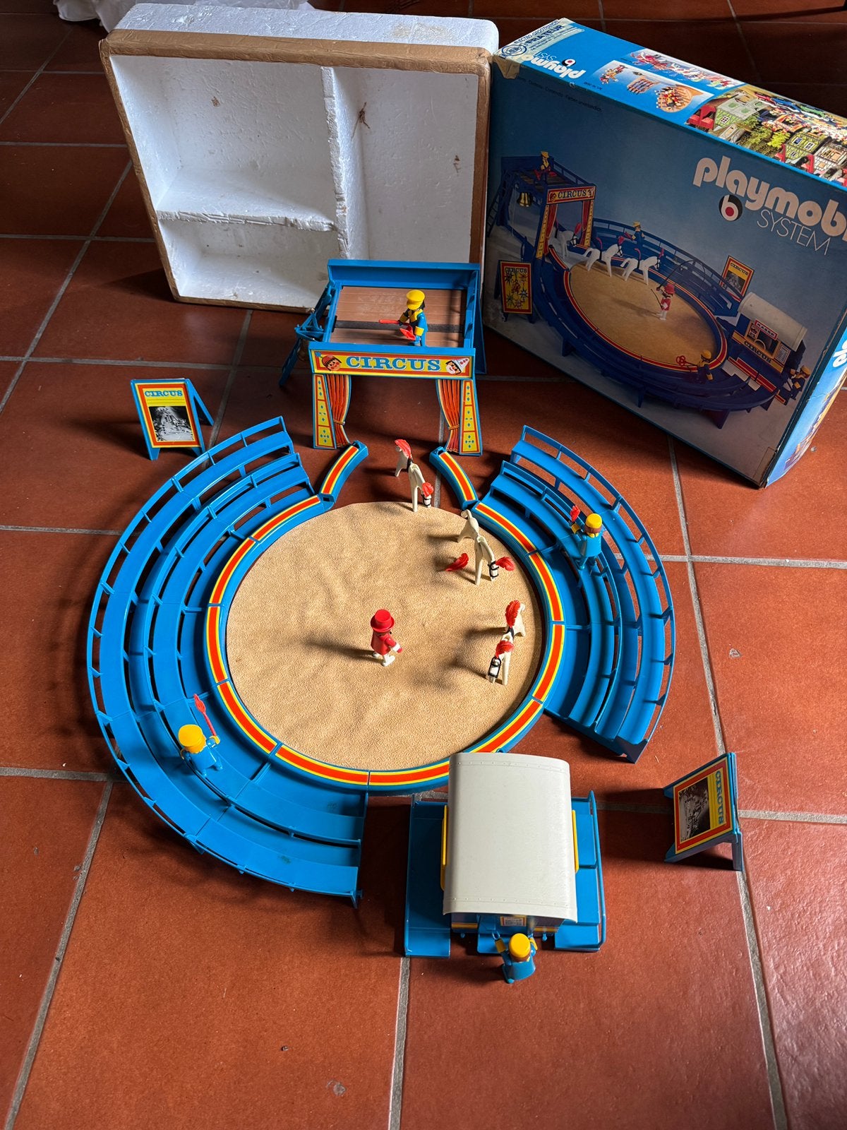 Playmobil 3510 Circus ('70/'80) – Met Doos & Binnendoos, Kinderen en Baby's, Speelgoed | Playmobil, Ophalen, Gebruikt, Complete set