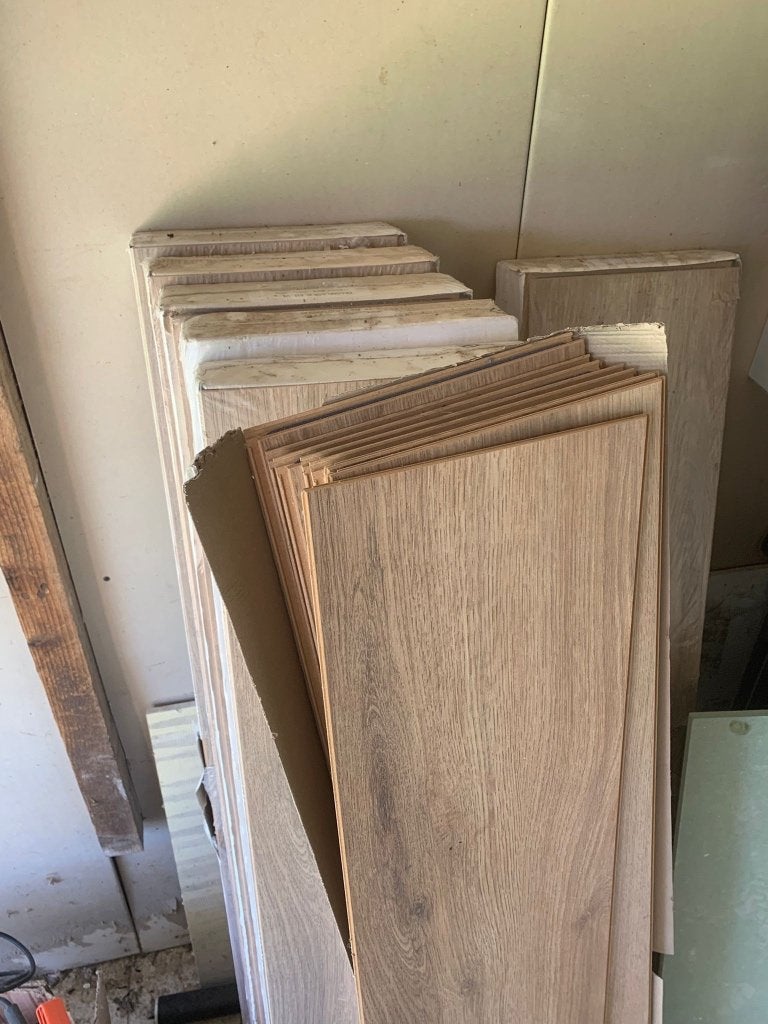 Laminaat + ondervloer, Ophalen, Kunststof, Nieuw, 10 m² of meer