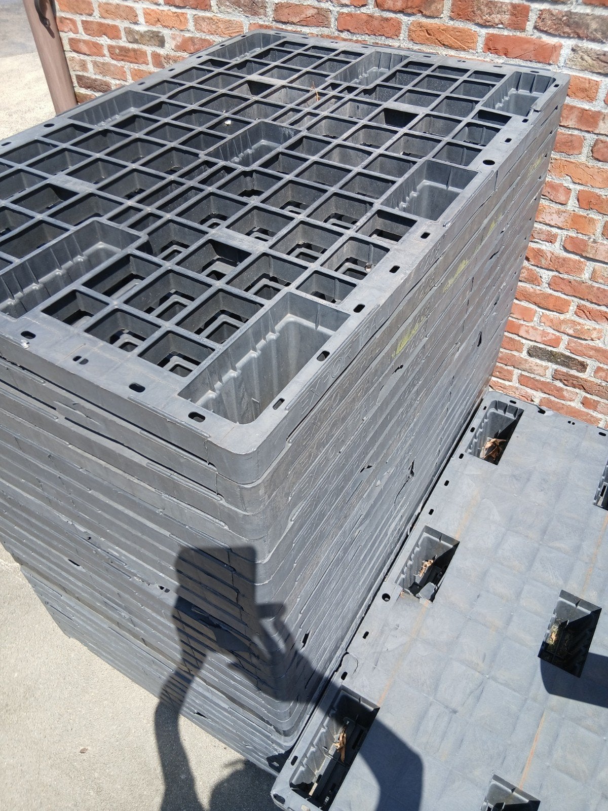 Pvc paletten, Ophalen