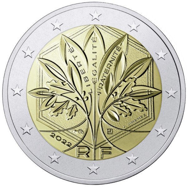 2 euros pour la France en 2022 et 2024, Enlèvement ou Envoi, France, 2 euros