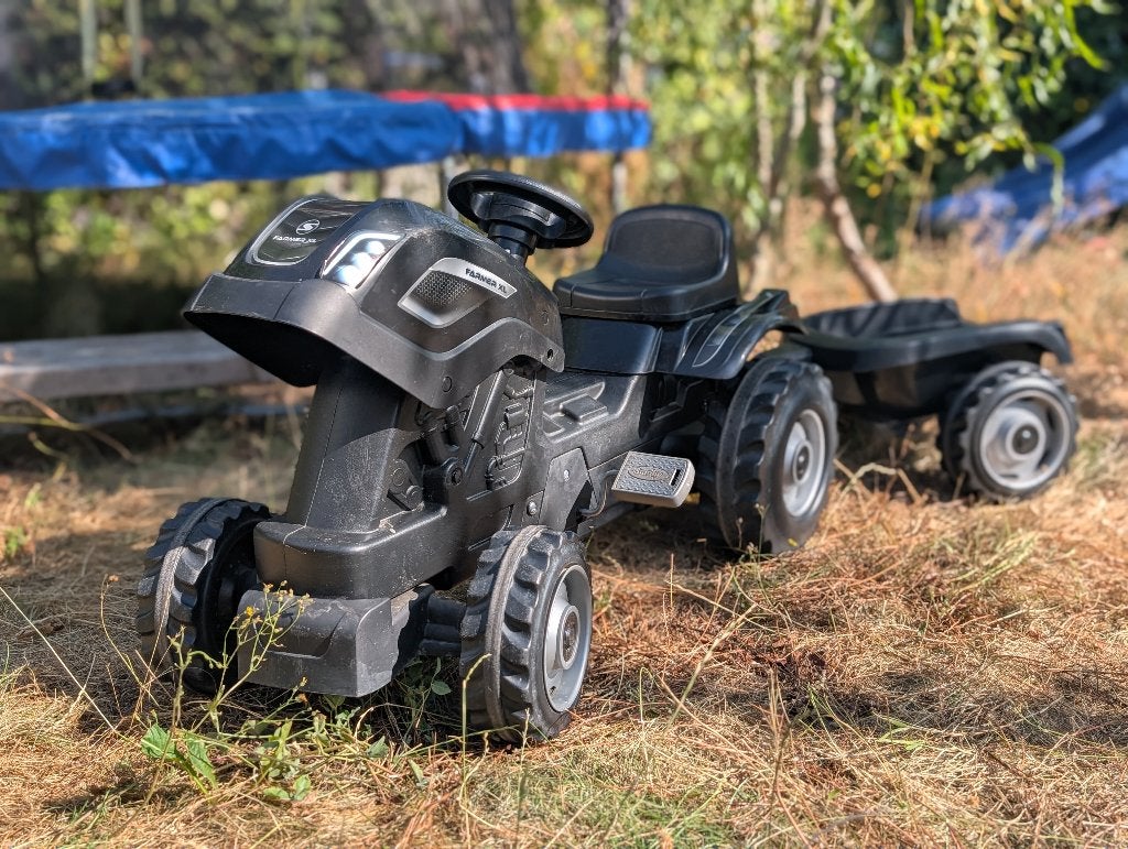 Smoby Farmer XL traptractor incl. aanhangwagen, Kinderen en Baby's, Ophalen, Gebruikt, Trapvoertuig