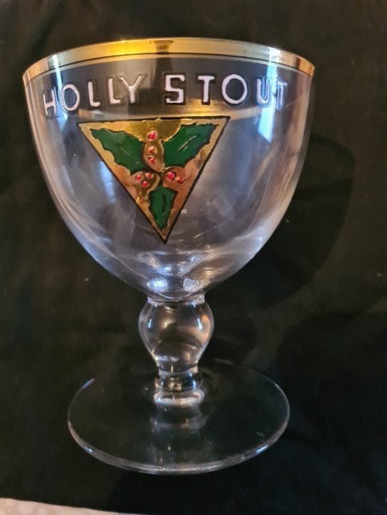 Emaille glas Holly Stout, Ophalen of Verzenden