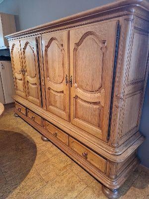 meubels, Huis en Inrichting, Kasten | Dressoirs, Ophalen, Gebruikt, Eikenhout, Met deur(en)