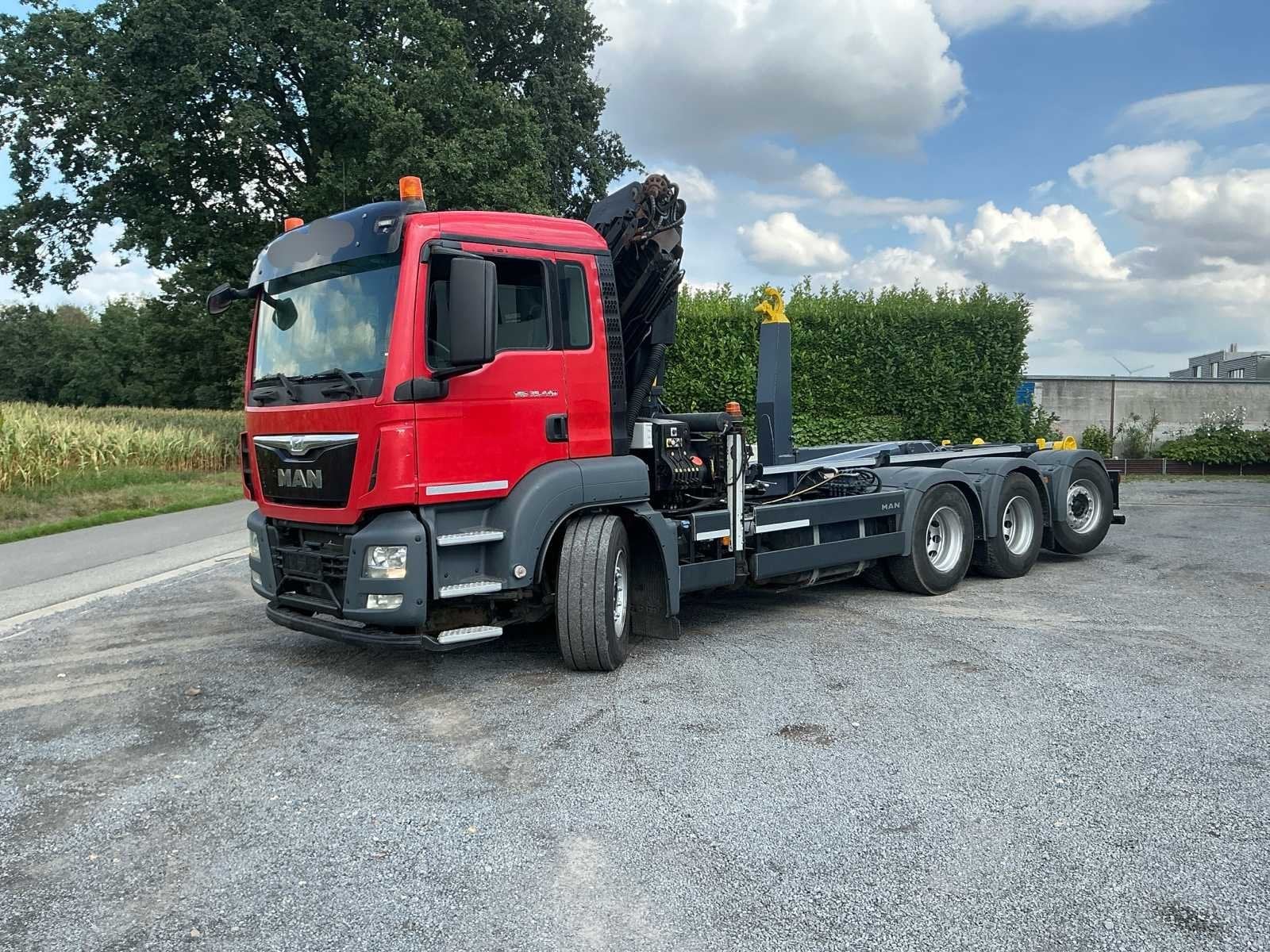 Camion MAN TGS 35.440 2015 avec système de crochet VDL et g, Autos, Achat, Euro 6, Entreprise, Autres carburants
