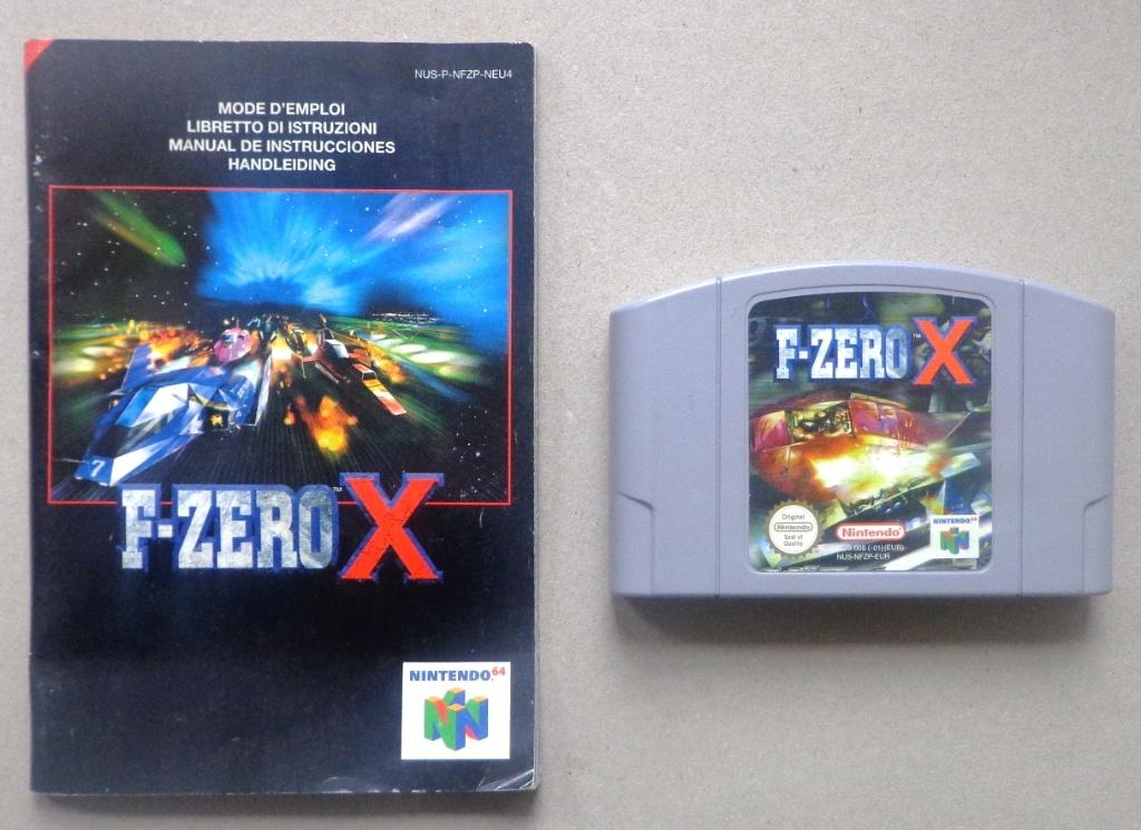 F-Zero X voor de Nintendo 64 + boekje, Games en Spelcomputers, Games | Nintendo 64, Ophalen of Verzenden, Gebruikt