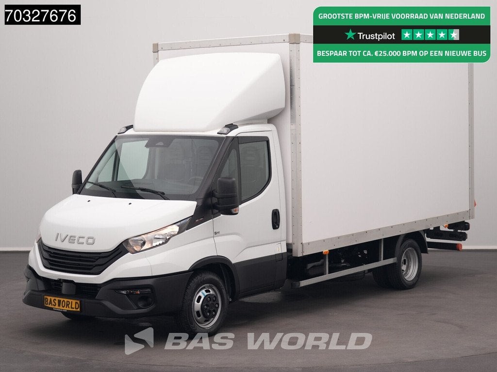 Iveco Daily 35C16 3.0L Laadklep NEW MODEL Dubbellucht 160PK, Auto's, Bestelwagens en Lichte vracht, Stof, Gebruikt, Euro 6, 4 cilinders