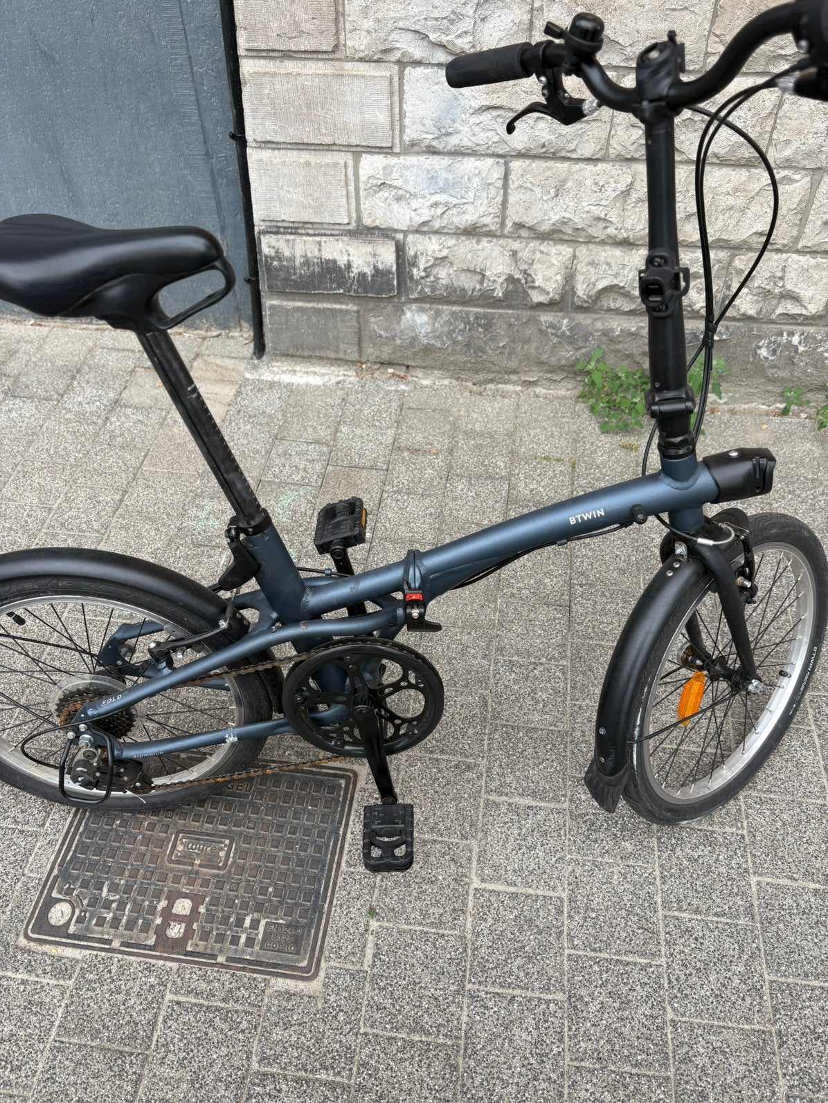 Btwin pliable Fold 500, Fietsen en Brommers, Fietsen | Vouwfietsen, Ophalen, Zo goed als nieuw