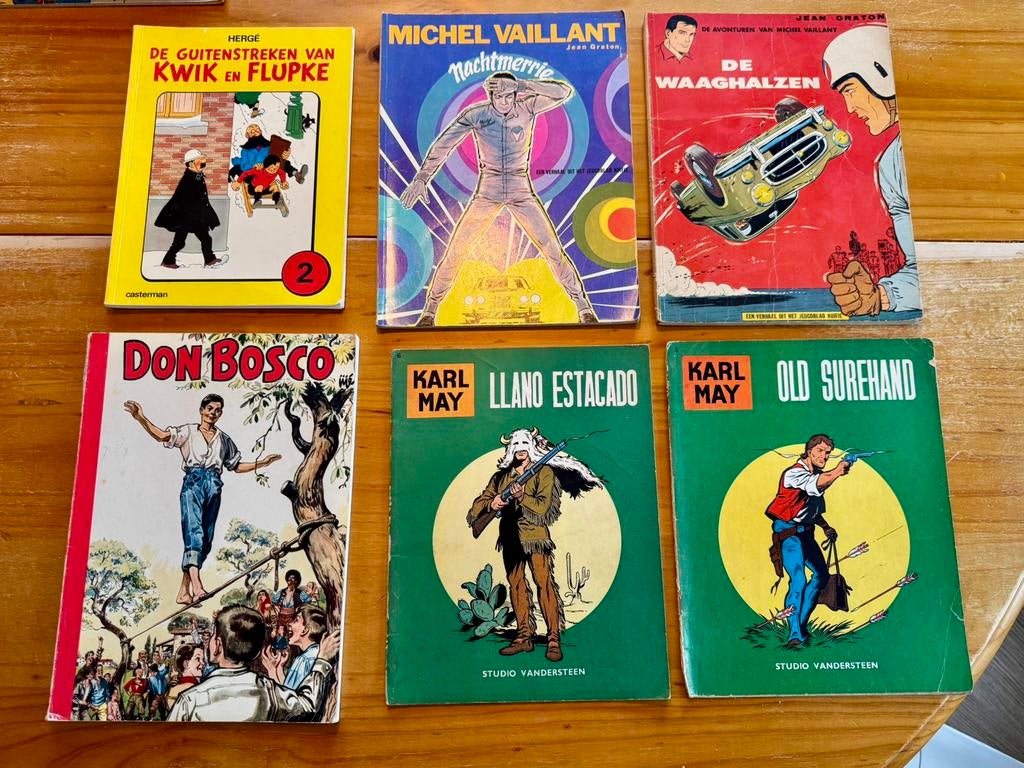 16 oude strips, Boeken, Verzenden, Zo goed als nieuw