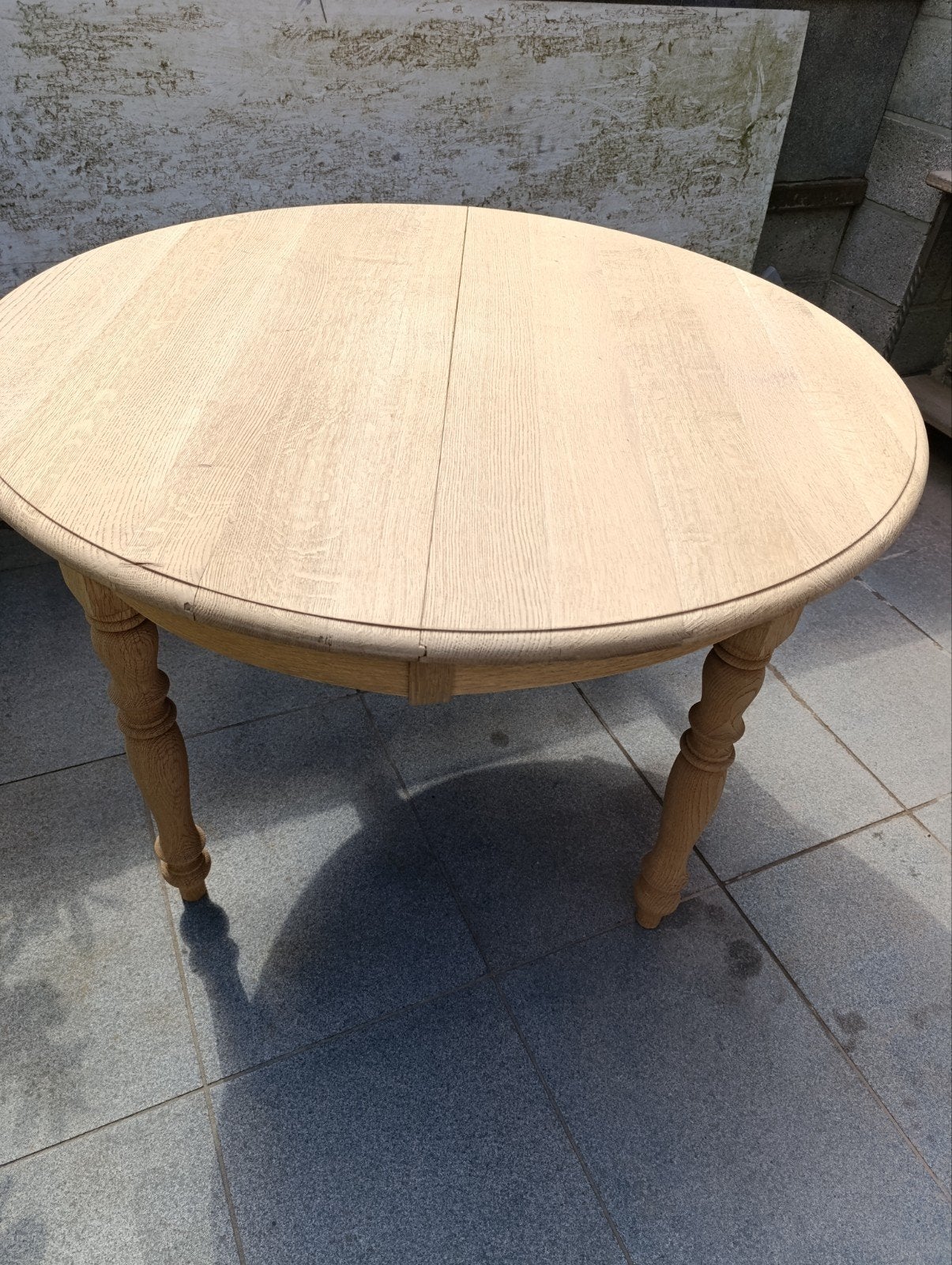 aerogummer eikenhouten tafel, Eikenhout