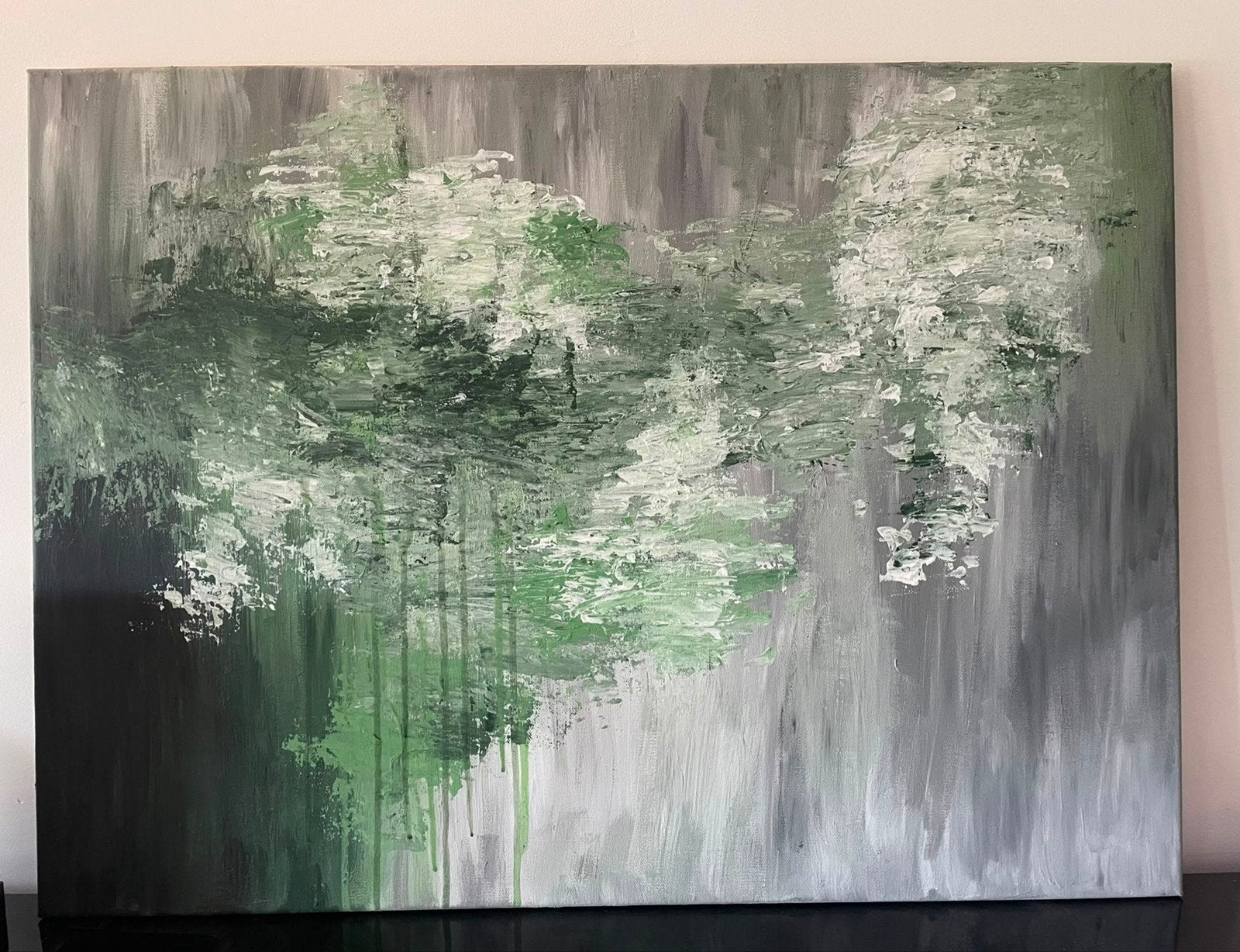 Abstract Schilderij, Antiek en Kunst, Ophalen