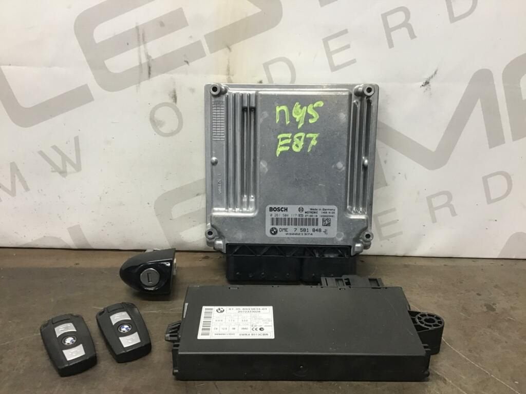 Computer motormanagement set N45B16A BMW 1-serie E87 116i, -, Utilisé, -, Enlèvement ou Envoi