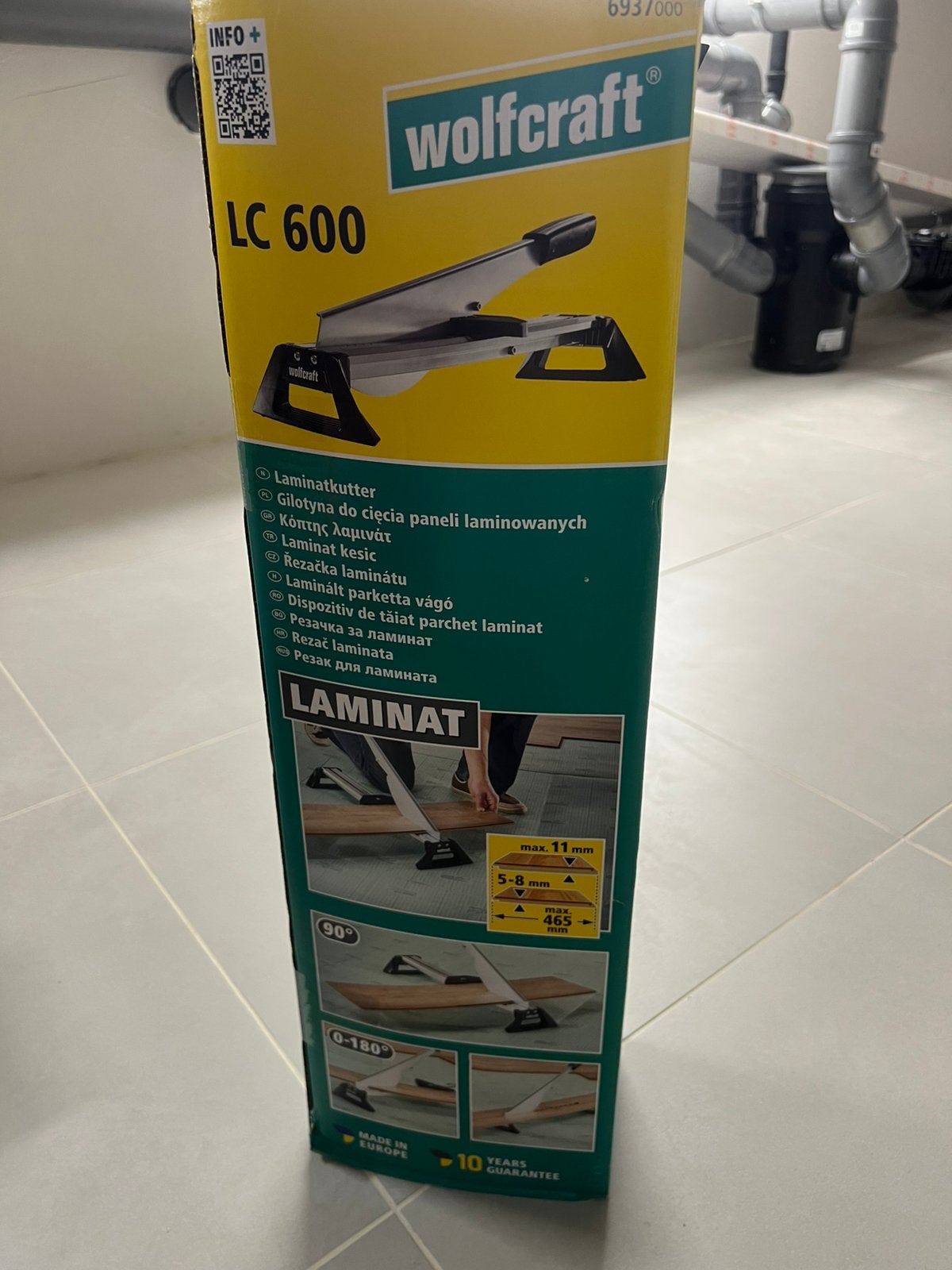 Wolfcraft laminaatsnijder LC600, Doe-het-zelf en Bouw, Gereedschap | Handgereedschap, Ophalen