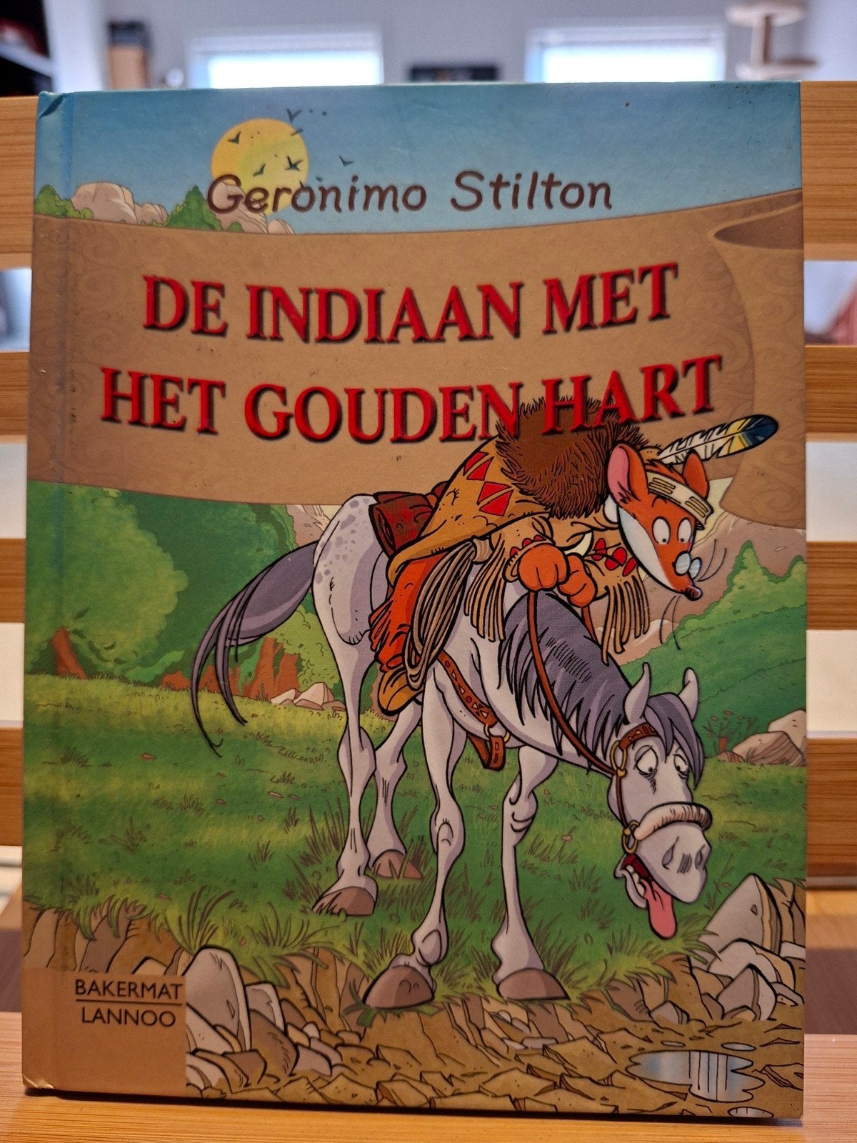 Geronimo Stilton - De indiaan met het gouden hart, Enlèvement, Geronimo Stilton