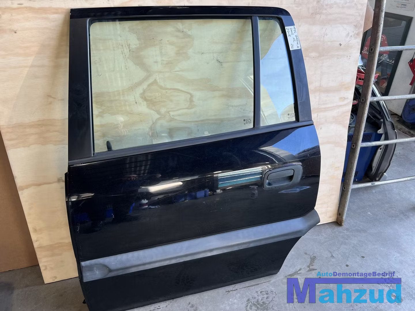 OPEL ZAFIRA A Zwart Z20R Links achter deur portier 1998-2005, Auto-onderdelen, Gebruikt, Deur, Opel Automobile GmbH, Kontakt@opel-infoservice.de