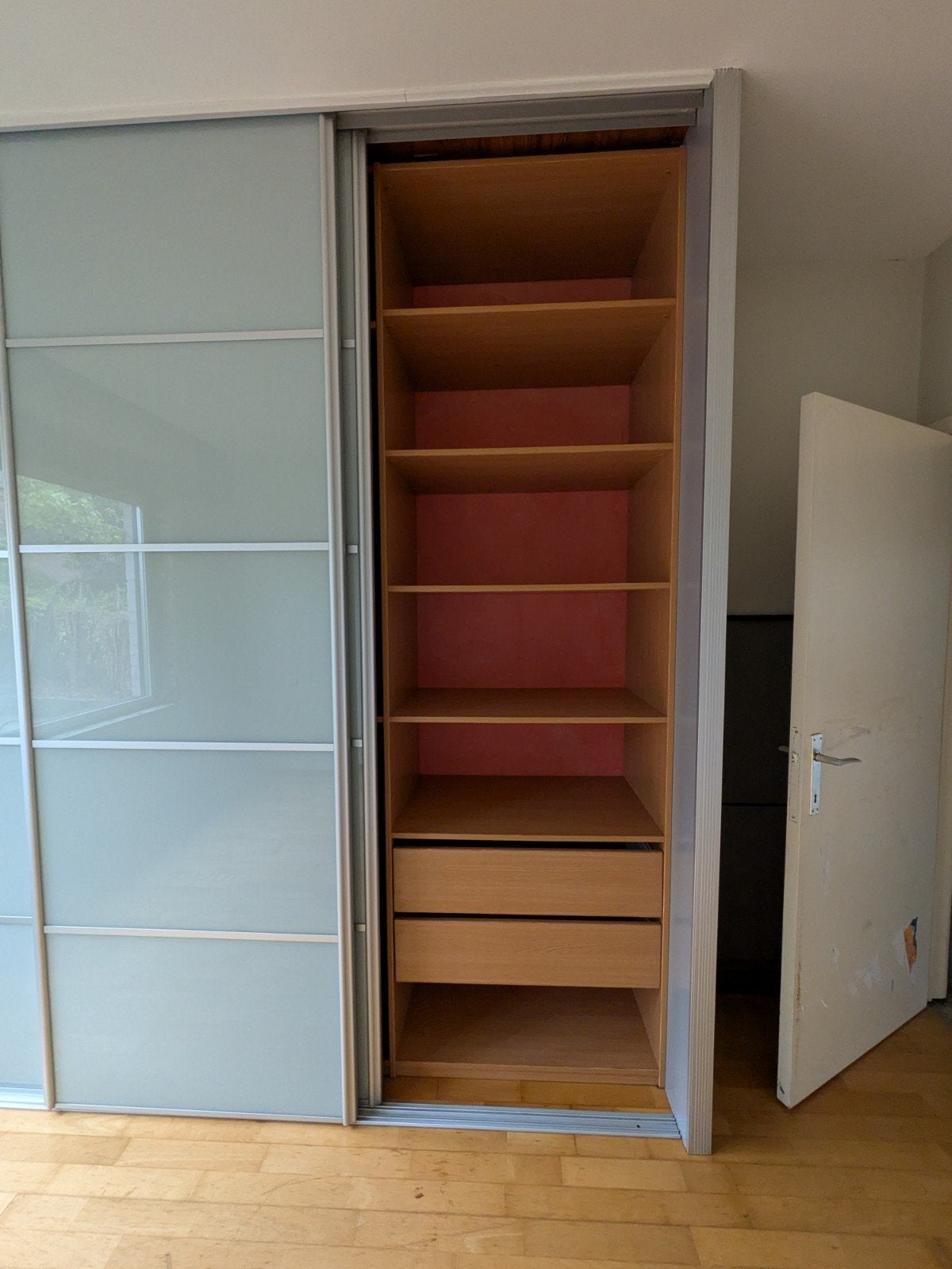 Open kast/rek, Ophalen