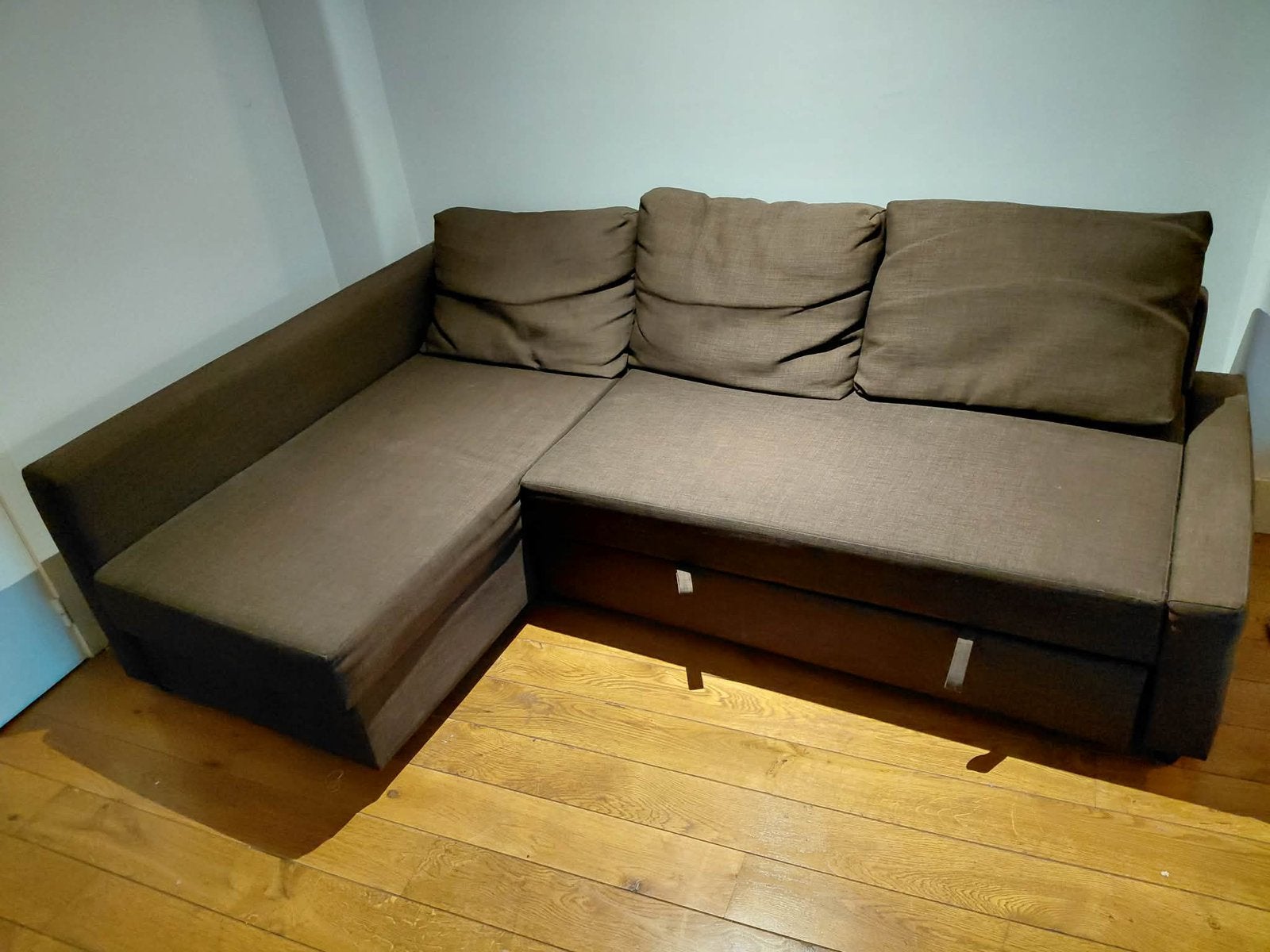Canapé-lit d'angle IKEA FRIHETEN avec rangement, Enlèvement, Utilisé, Tissus