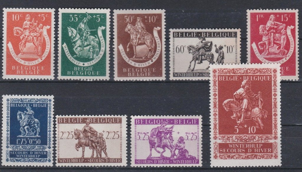 Belge 1942 - n 603 - 612 **, Timbres & Monnaies, Envoi, Neuf