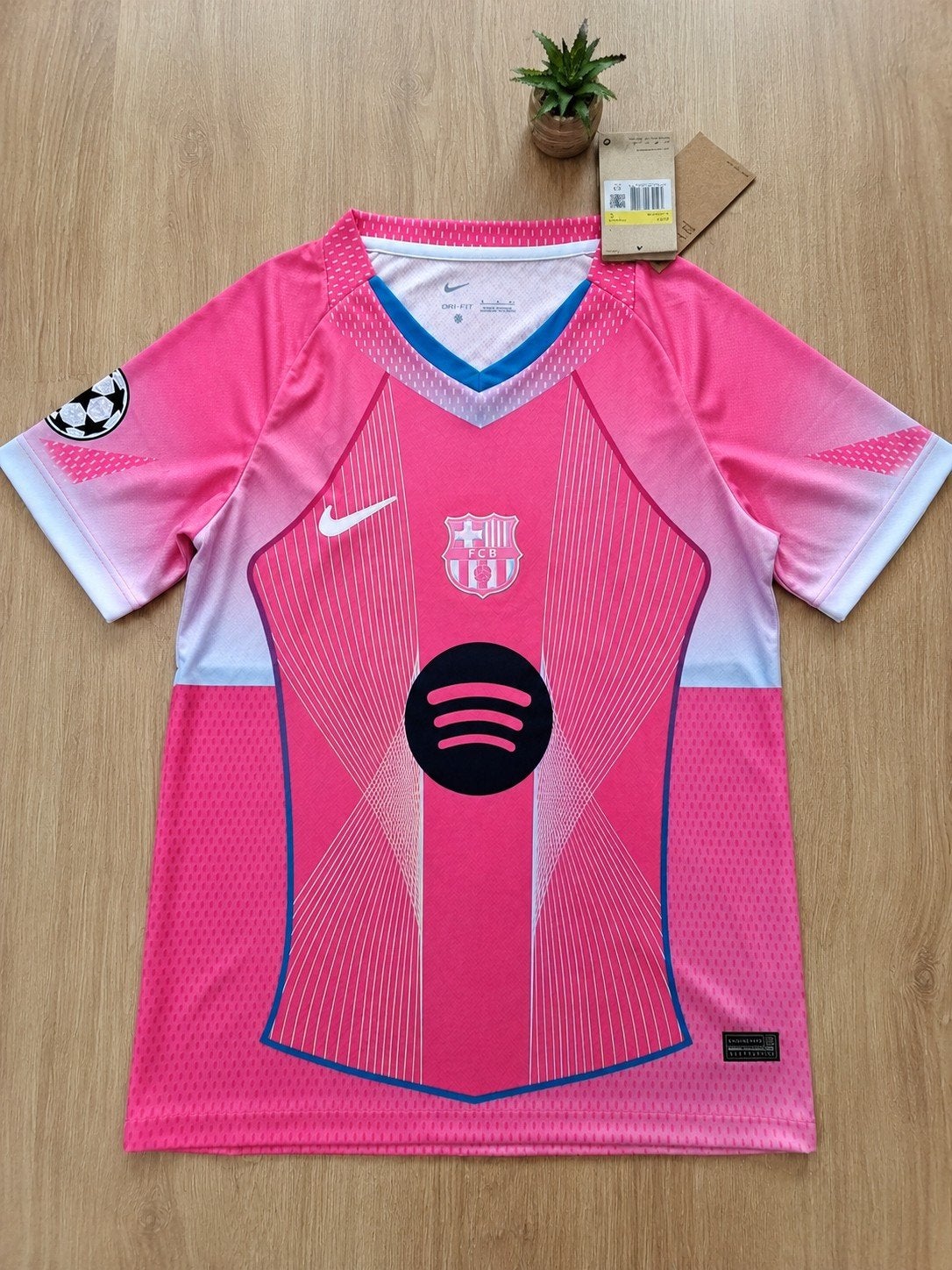 FC Barcelona x Spotify roze shirt 24/25 – Lamine Yamal #10, Sport en Fitness, Maat S, Verzenden, Nieuw, Shirt