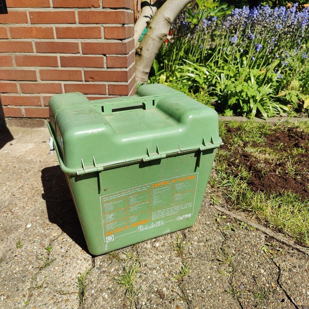 Groen afvalcontainer Hoboken, Enlèvement