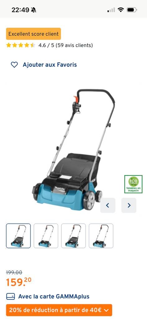 Makita, Enlèvement, Comme neuf, Électrique