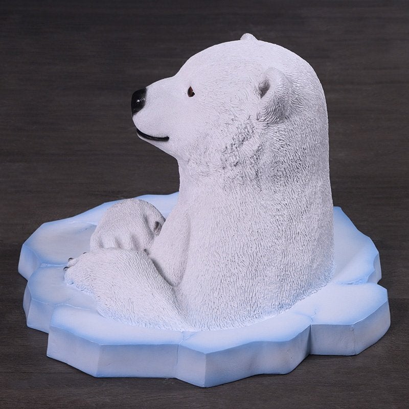 Peeking Polar Bear Cub – IJsbeer 63 x 63 x 41 cm, Verzamelen, Dierenverzamelingen, Ophalen, Nieuw